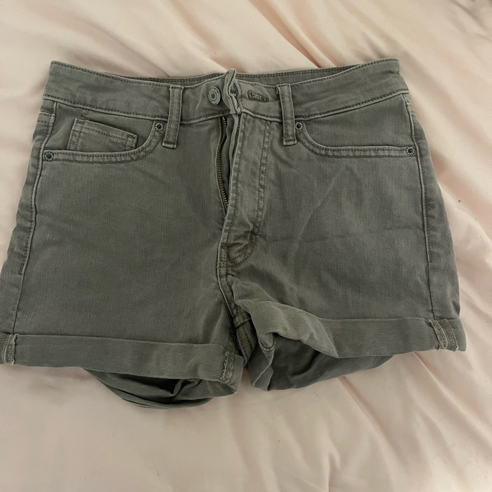 OLD NAVY TAN JEAN MATERIAL SHORTS